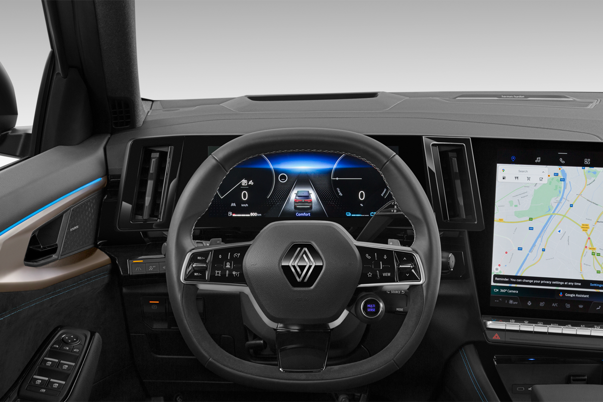 CDEFG Compatible avec Renault Austral E-Tech Hybrid 2022-2024 Boîte de  rangement pour porte de voiture Austral Cadre intérieur Boîte de rangement