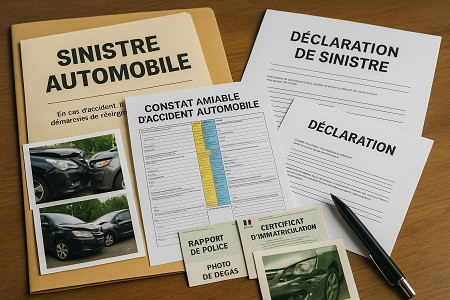 Quelles démarches effectuer auprès de mon assurance auto suite à un sinistre ?